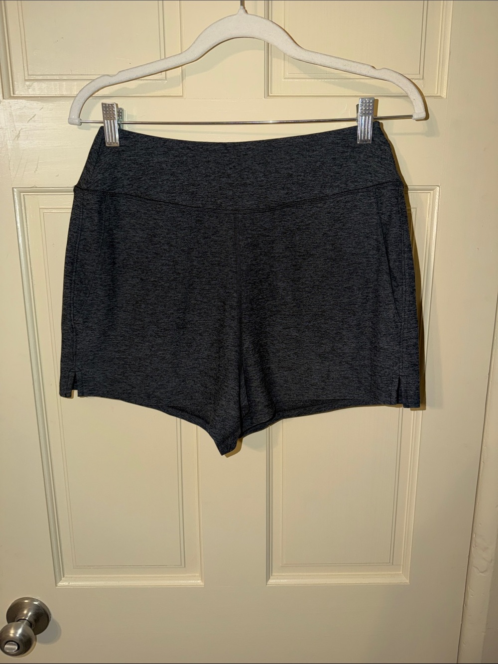 Outdoor Voices Charcoal High-Rise Athletic Shorts